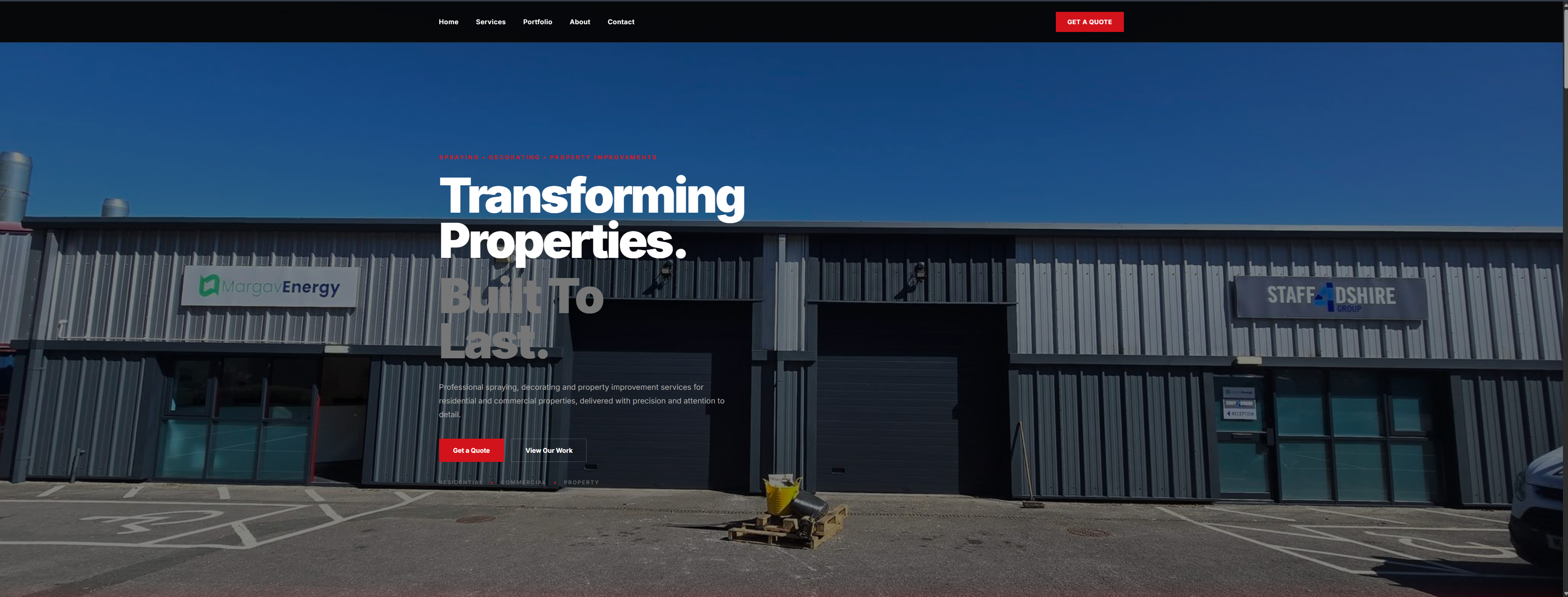 DT Property Improvements website